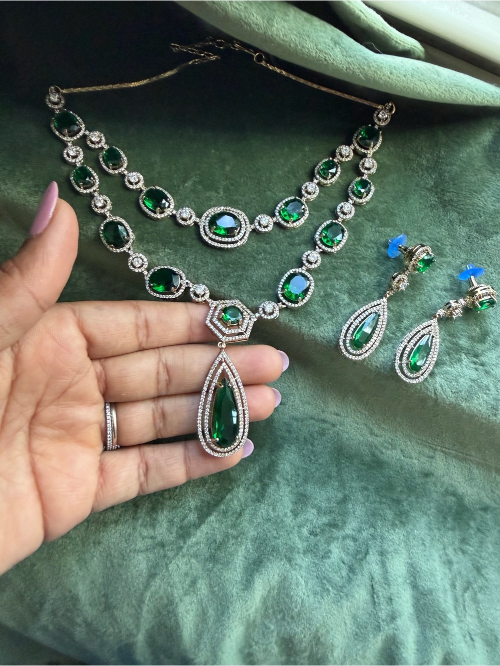 Premium quality stones ADNecklace set